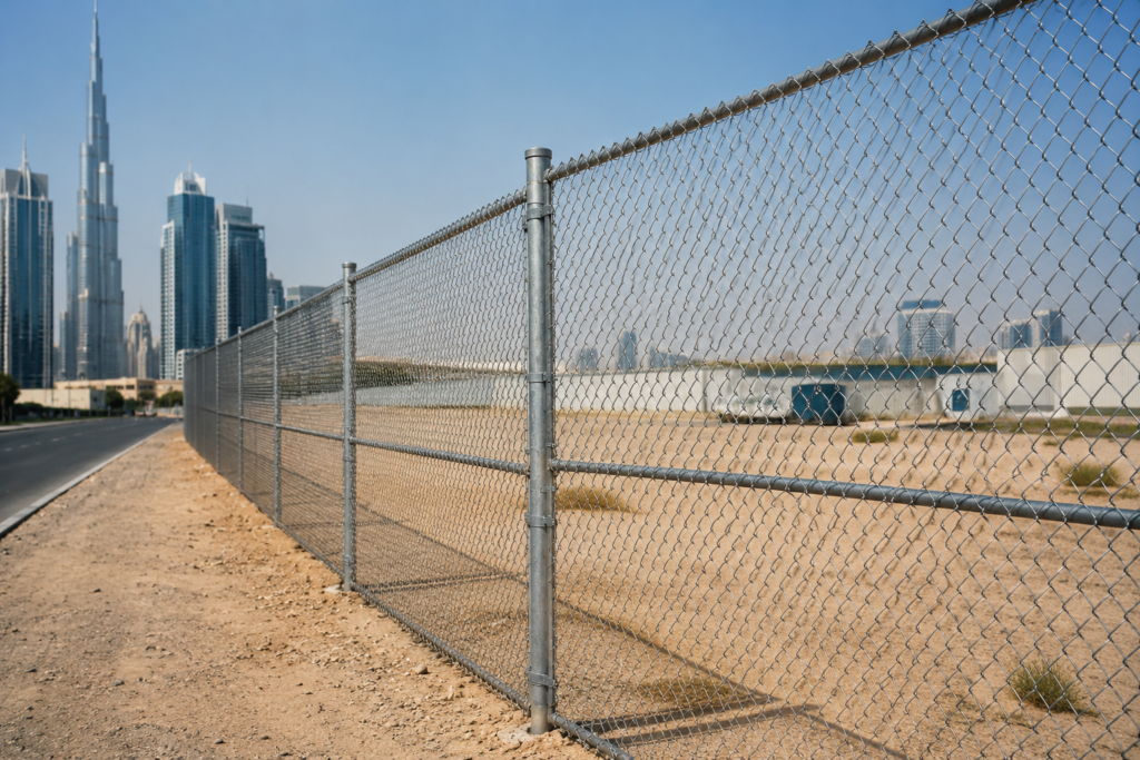 Chainlink fencing solutions in Dubai