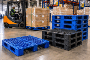 plastic pallets in Dubai - Valuer UAE HDPE rackable pallet supplier