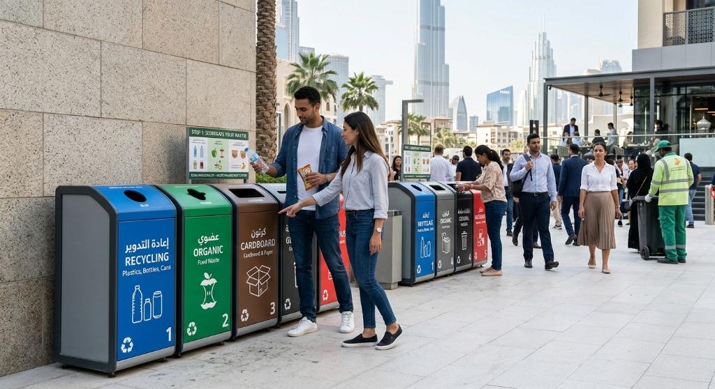 waste bins Dubai - Valuer UAE galvanized metallic bins supplier