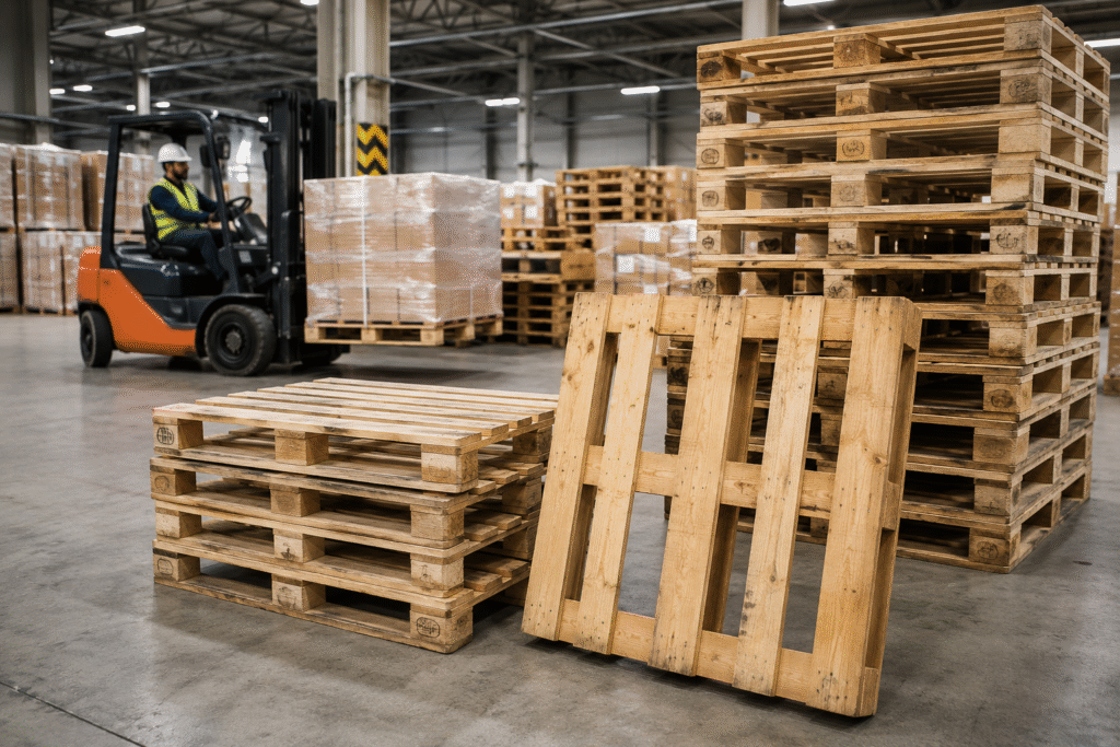 wooden pallets in Dubai