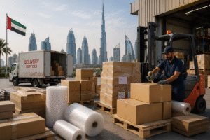 packaging solutions in Dubai - Valuer UAE wooden pallets crate boxes carton boxes supplier