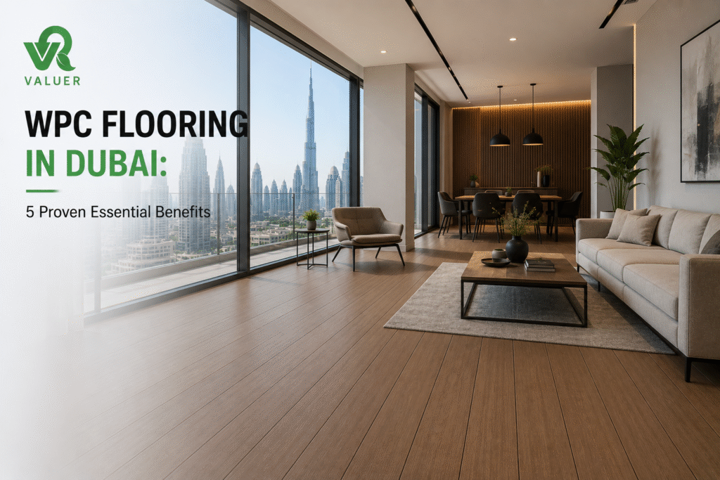WPC flooring in Dubai - Valuer UAE wood plastic composite indoor outdoor flooring supplier
