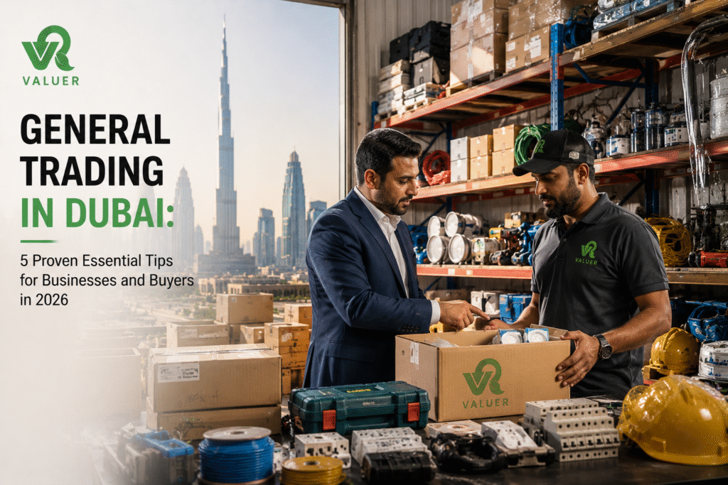 general trading in Dubai - Valuer UAE waste bins pallets crate boxes technical services supplier