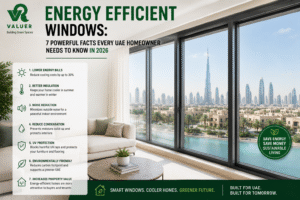energy efficient windows 2026 - Valuer UAE thermally broken aluminium double glazed window UAE