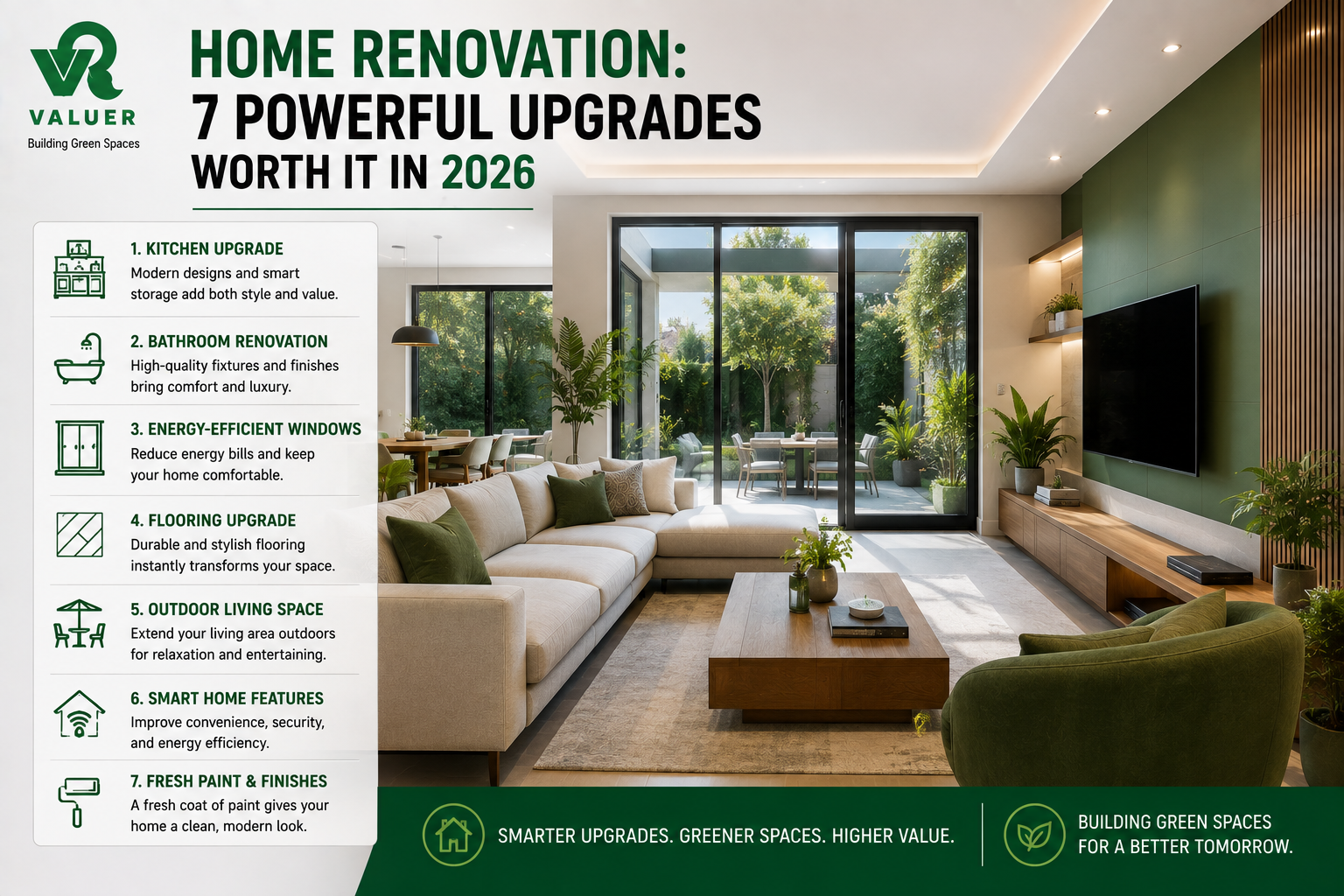 home renovation 2026 - Valuer UAE aluminium windows WPC decking pergola glass partition UAE villa upgrade